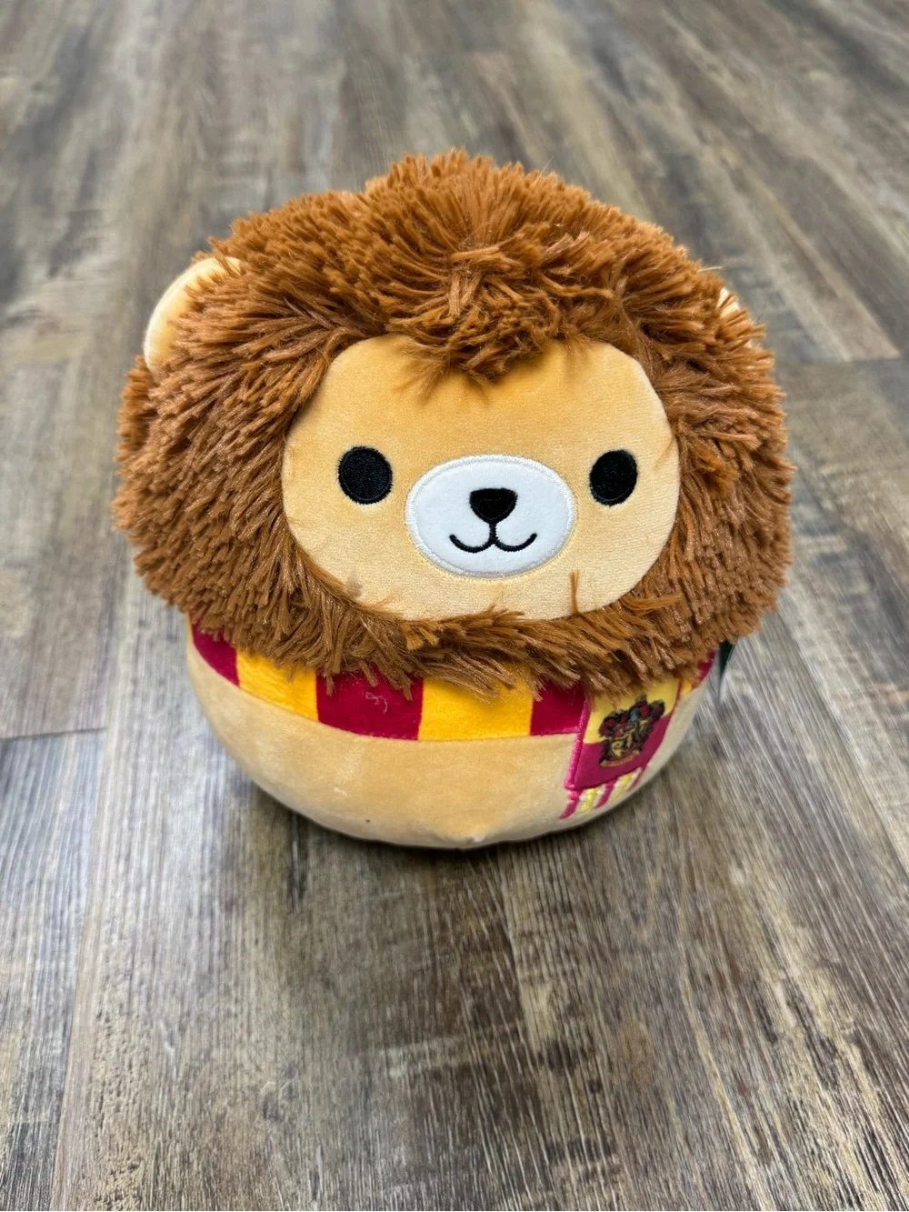 Kellytoy Squishmallows Gryffindor Lion Plush - Brown, Gold, Red with Tag